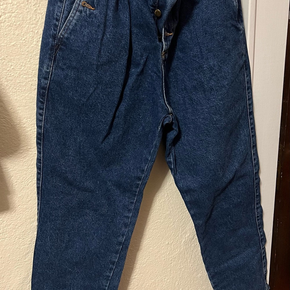 Zara Blue High Rise Jeans